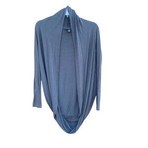 Banana Republic Stretch XS Open Front Drape Cardigan Gray Lightweight GUC